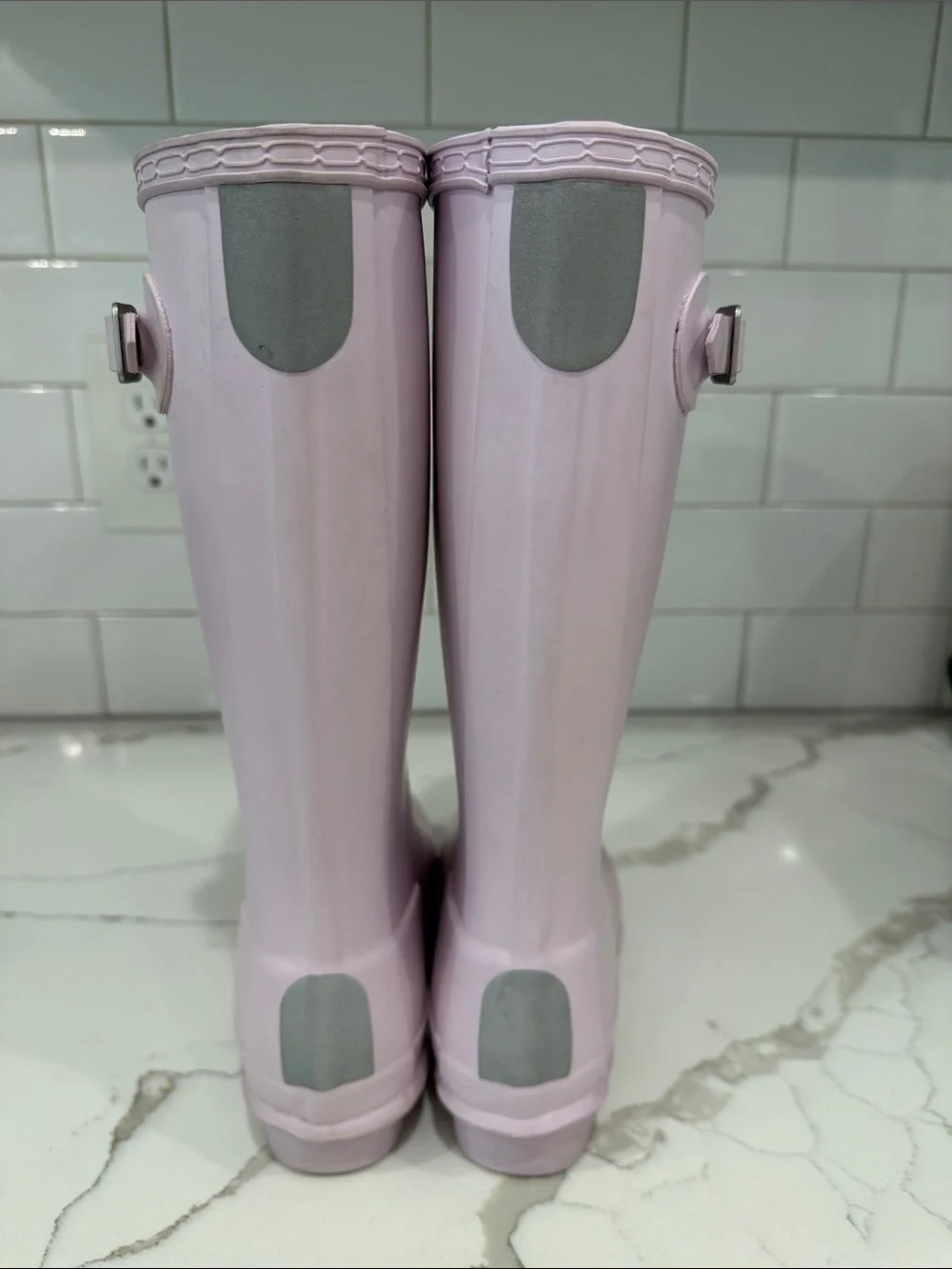 Hunter Pale Lilac Tall Rain Boots